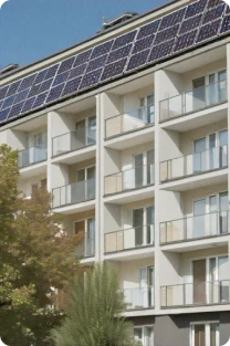 Si vives en un bloque de pisos, te explicamos cómo ponerte una instalación fotovoltaica en la azotea