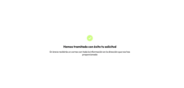 Hemos tramitado con éxito tu solicitud. En breve recibirás un mensaje en el correo electrónico que nos has facilitado, con tu número de socio/a confirmando que tu aportación se ha realizado correctamente.