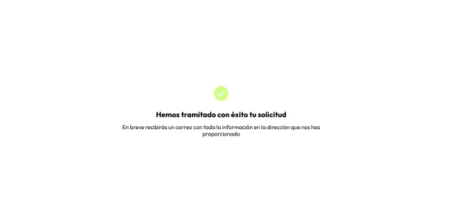 Hemos tramitado con éxito tu solicitud. En breve recibirás un mensaje en el correo electrónico que nos has facilitado, con tu número de socio/a confirmando que tu aportación se ha realizado correctamente.