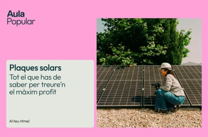 Cartell de la formació de plaques solars