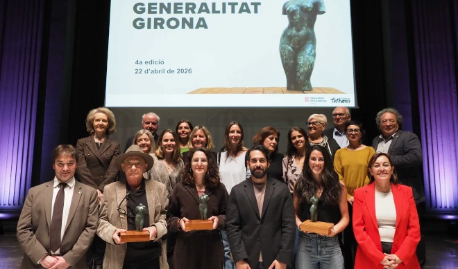 Fotografía de los premiados.