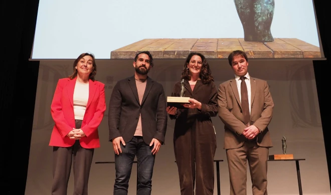 Fotografía de la entrega del premio Isabel Vila i Pujol.